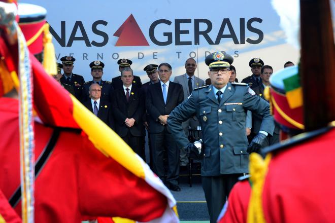 Posse do novo comandante-geral do Corpo de Bombeiros Militar de Minas Gerais (CBMMG), o coronel BM Cláudio Roberto de Souza