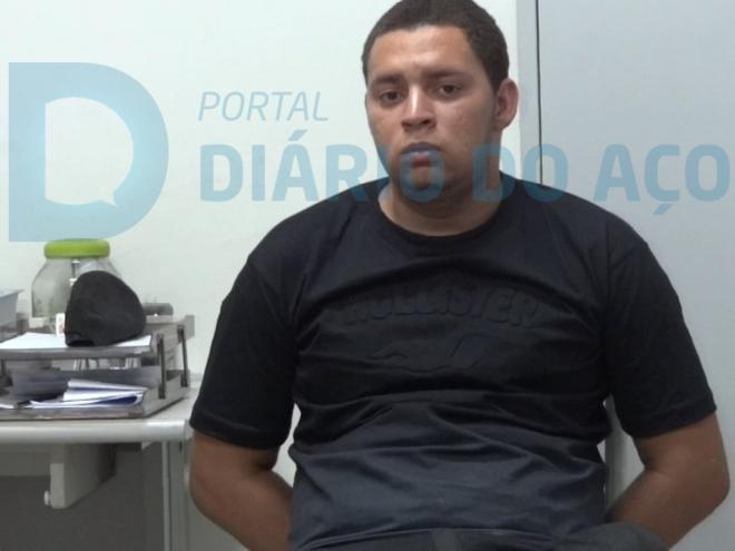 Samuel foi monitorado por uma equipe da PM e acabou preso em flagrante, no início da noite desta sexta-feira