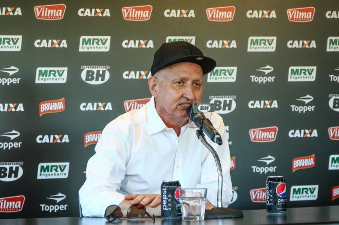 Maluf, em janeiro, na pré-temporada do Atlético