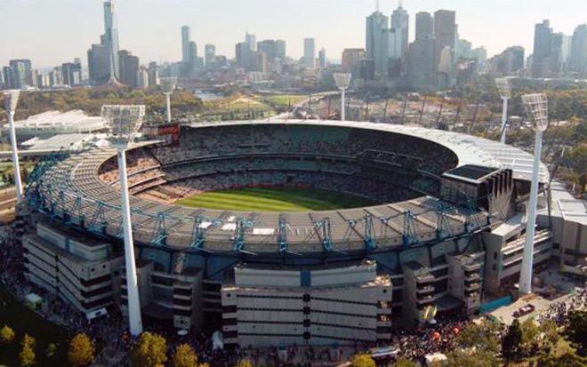Brasil não aguentou a pressão Argentina no Estádio Melbourne Cricket Ground