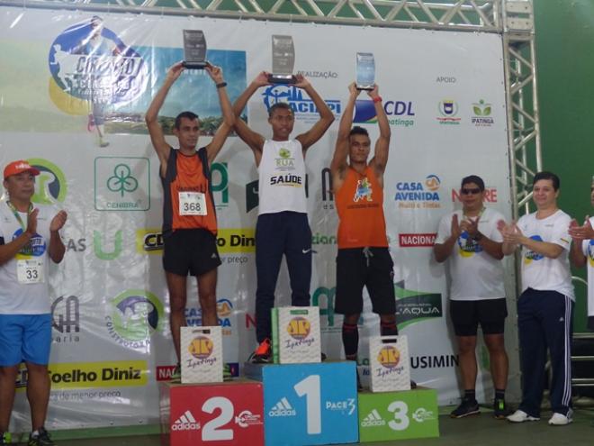 Os premiados na classificação geral masculino foram Marcos Ricardo Lima, em primeiro lugar; Givanildo Rodrigues Almeida, em segundo e Fábio Lima, em terceiro