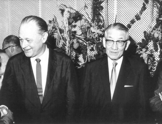 Amaro Lanari Júnior e Teizo Horikoshi: acordo histórico