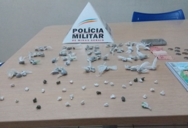 Essa foi a segunda vez que jovem foi preso por tráfico de entorpecentes 