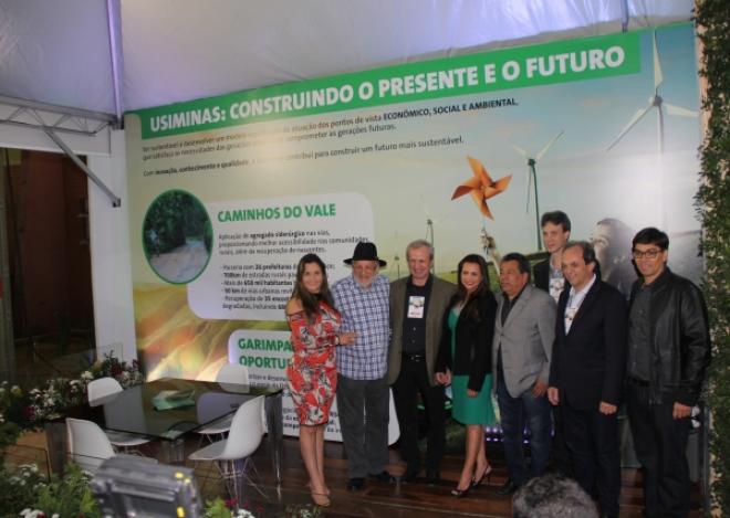 Estande da Usiminas na Expo Usipa