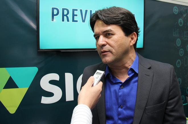 Wander Luis durante entrevista