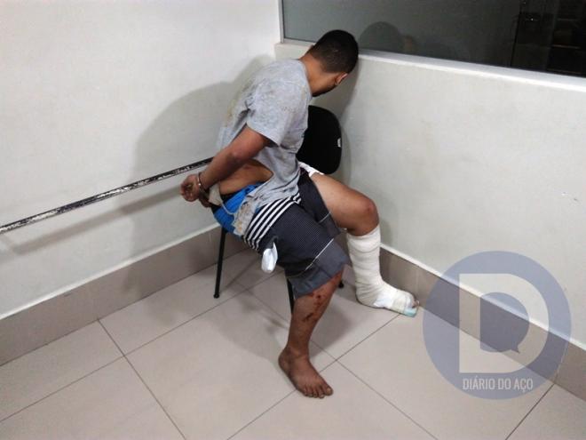 Alan foi localizado por um cão de captura, em meio a um matagal