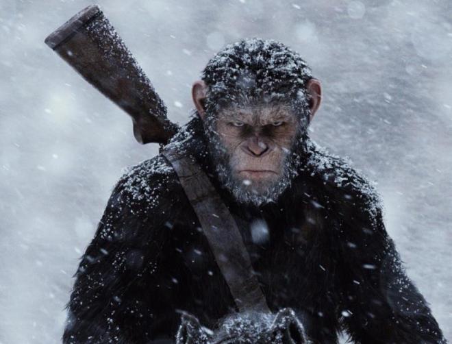 Planeta dos Macacos: A Guerra - nele vemos os símios lutando pela liberdade. Será o fim de Caesar? 