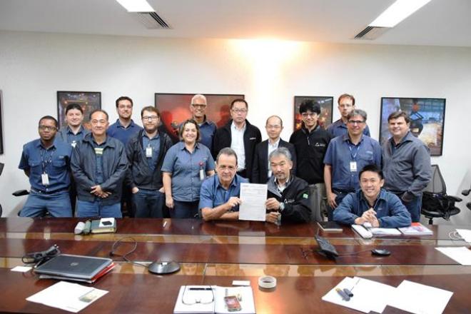 O aço Dual Phase 980 HE foi homologado pela Aisin, fabricante japonesa de componentes automotivos no Brasil, no dia 27 de julho
