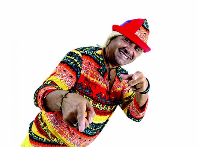 O palhaço Tiririca mostra seu bom humor no Vale do Aço