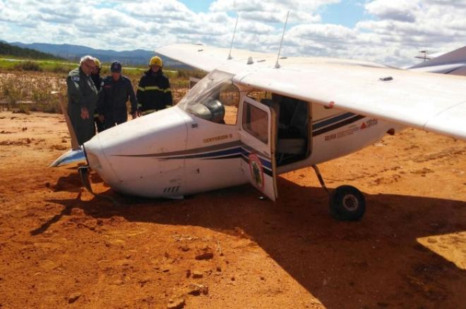 O incidente ocorreu por uma falha no trem de pouso da aeronave