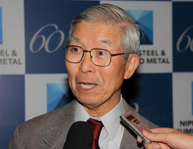 Fuminori Kanegane trabalhou durante 50 anos na Usiminas 