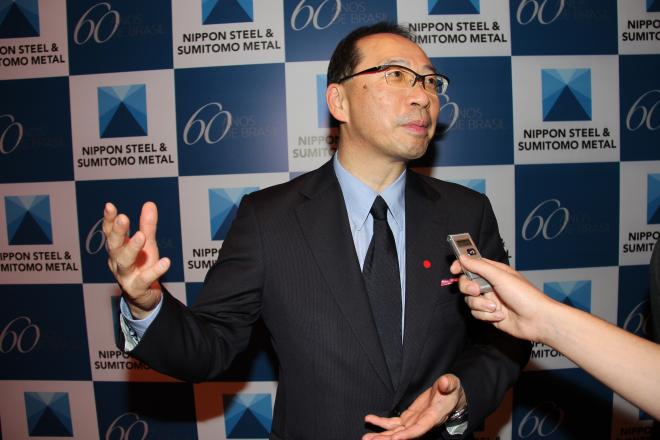 Kazuhiro Egawa é diretor da NSSMC nas Américas
