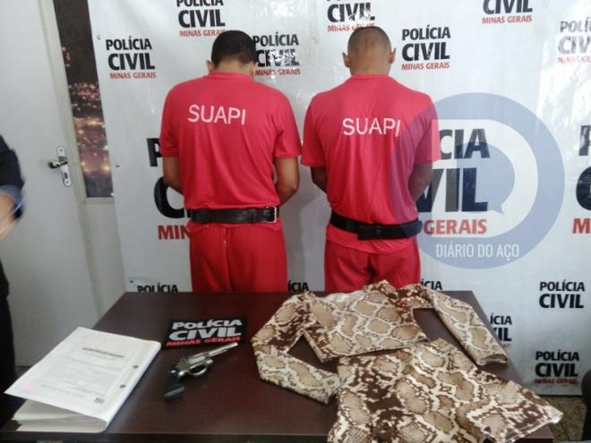 Maykson e Bruno estão recolhidos na Penitenciária de Ipaba