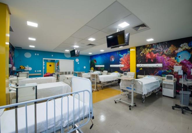'Submarino Mágico' é ambiente lúdico da Oncologia Pediátrica no Hospital Márcio Cunha