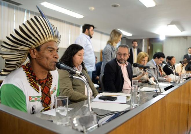 Com a presença de índios, a Comissão de Direitos Humanos da ALMG debateu os conflitos entre posseiros e moradores da aldeia Pataxó Geru Tucunã, no Parque Estadual do Rio Corrente