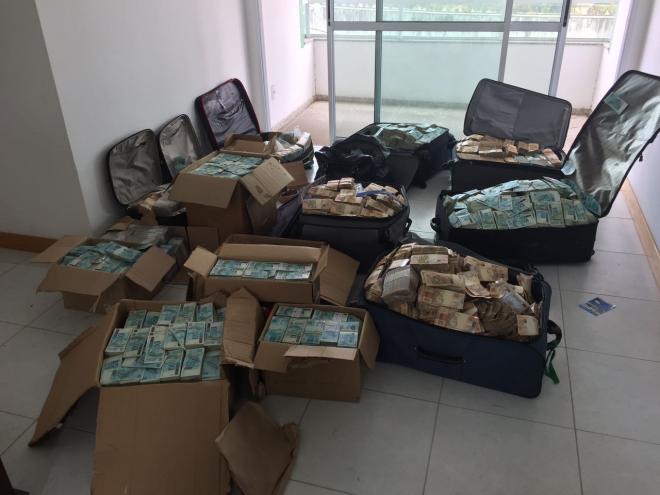Dinheiro foi apreendido em Salvador. Delator já havia afirmado que entrou malas e mais malas de dinheiro para Gedel