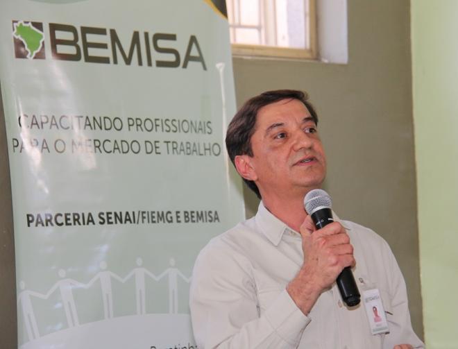 Renato Coura durante evento