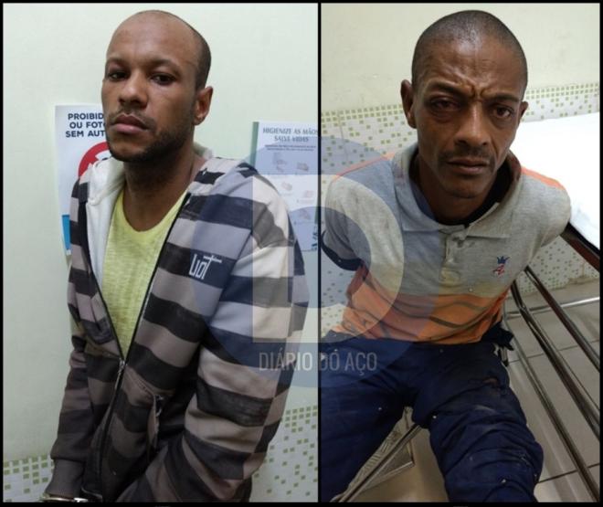 Fabrício Rezende e Bruno Lindemberg foram presos durante o cerco policial