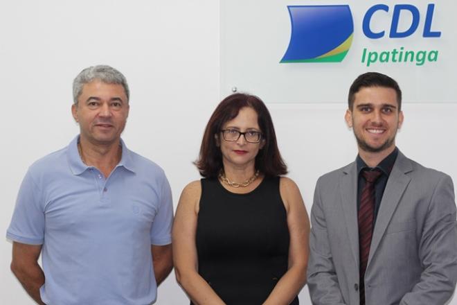 Representantes da Caixa visitam CDL de Ipatinga e realizam a assinatura do convênio