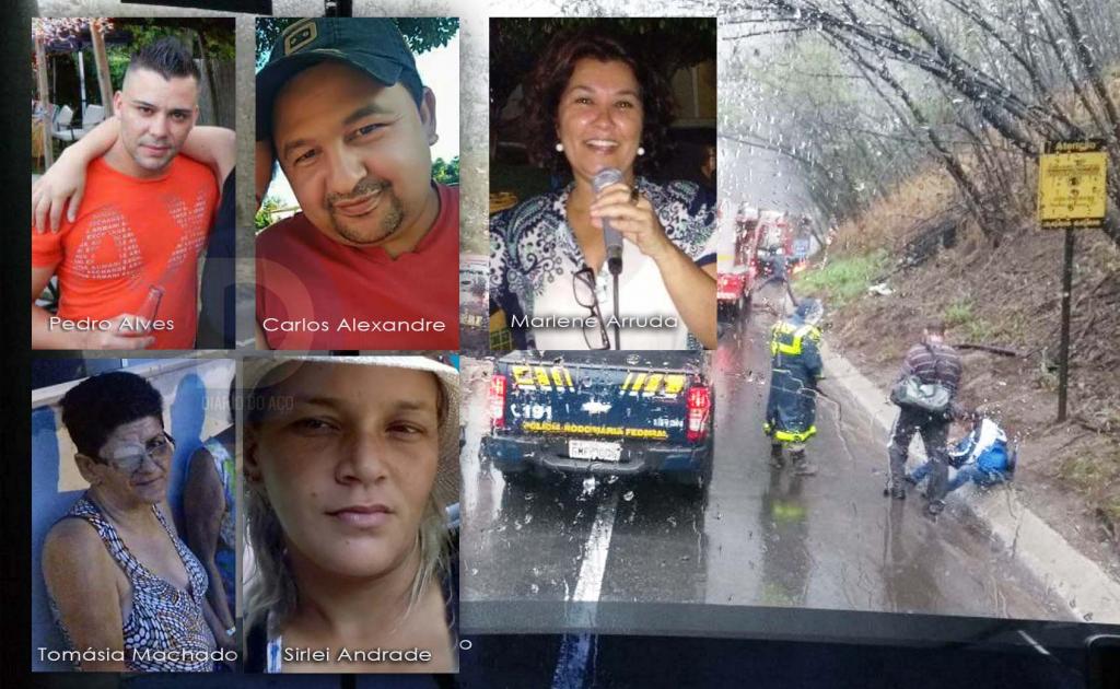 Todas as vítimas eram de Central de Minas e, além do motorista, Carlos, tinham compromissos médicos na capital nesta quarta-feira 