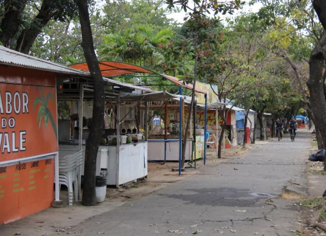 A ideia do governo é uniformizar os quiosques no Parque Ipanema