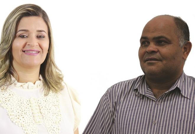 Andrea Marques (PROS) e Tenório Rosa (PROS)