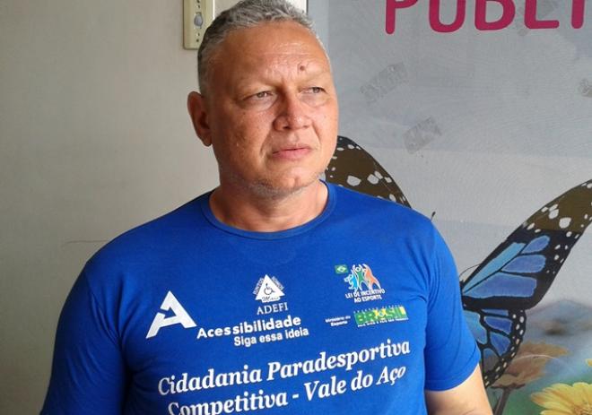 O cadeirante Eustáquio José de Oliveira defende as causas das pessoas com deficiência em Ipatinga e região