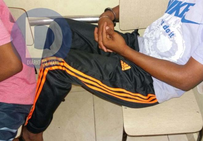 Acusado de roubo no Ana Moura estava com a mesma calça usada por assaltantes da semana passada, no bairro Getúlio Vargas