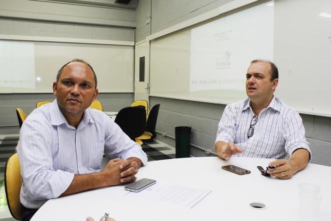 Valdir Henrique e Walter Teixeira, em entrevista ao Diário do Aço 