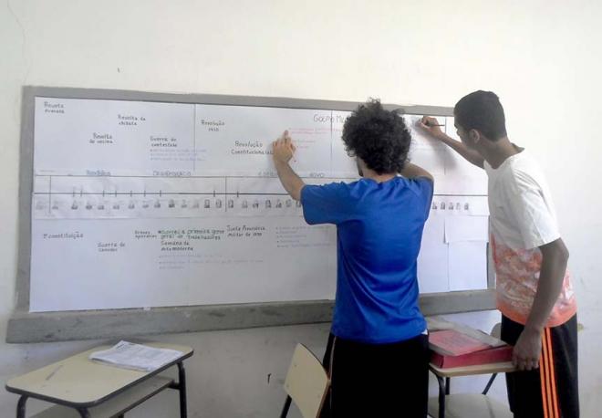 A preparação para o exame aconteceu ao longo de todo o ano nas escolas formais montadas dentro dos centros socioeducativos de Minas Gerais