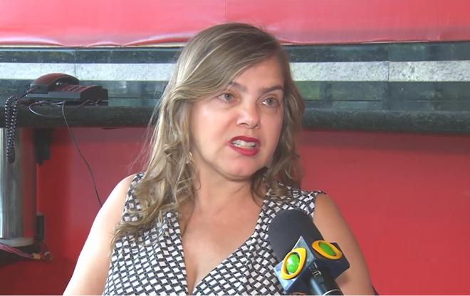 Alice Ribeiro, procuradora da Câmara Municipal de Uberlândia, durante entrevista (Band/Reprodução)