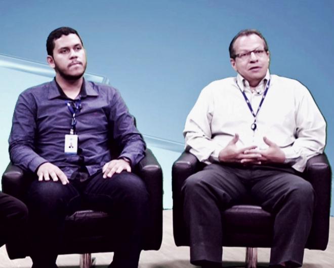Anderson Silva e Ademir Souza são representantes do Sebrae de Ipatinga