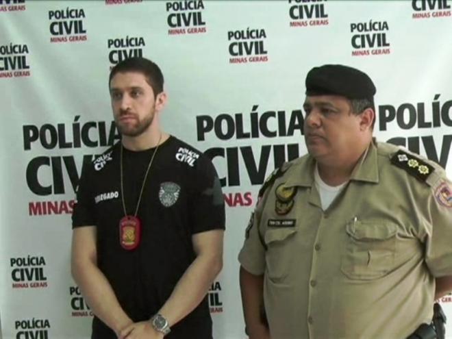 O delegado Vinicius Ferreira e o tenente-coronel Aquino comandam a Operação Ortros 