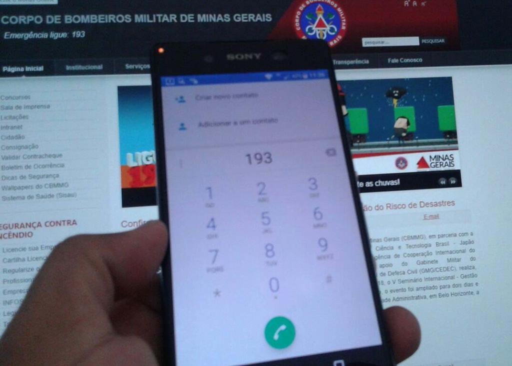 Mãe com bebê engasgada acionou o 193 para pedir ajuda 