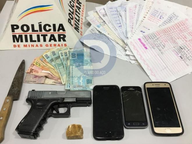 Crack, réplica de pistola e contabilidade do tráfico apreendidos no Canaãzinho