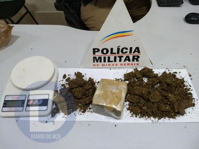 Maconha e balança de precisão encontrada com suspeito no Bom Jardim