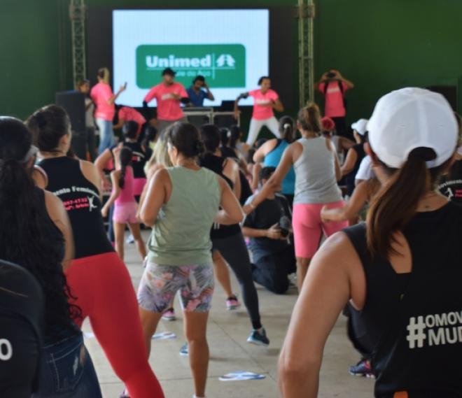 Com o apoio da Unimed Vale do Aço, cinco academias se reuniram para promover várias atividades