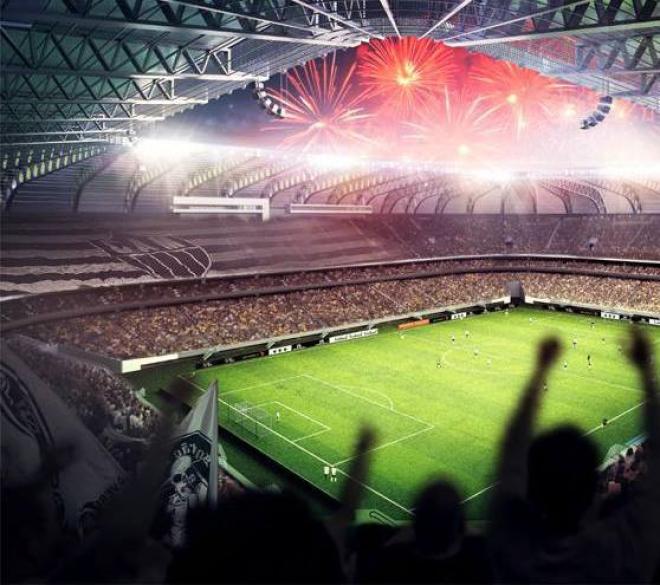 Com alteração no projeto, arena terá 47 mil lugares 