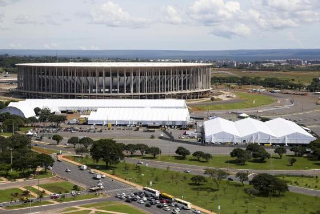 Estrutura montada para o Fórum Mundial da Água recebe últimos ajustes