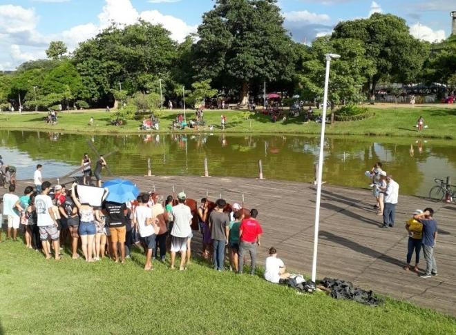 Os ensaios do mês de março ocorreram no Parque Ipanema 