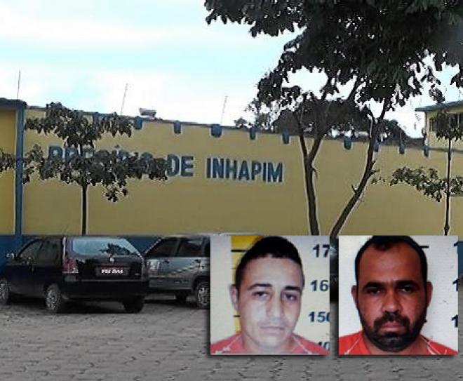 José Roberto Rodrigues (E) e Laércio Batista de Araújo cumpriam pena por estupro e fugiram durante trabalho externo em cadeia