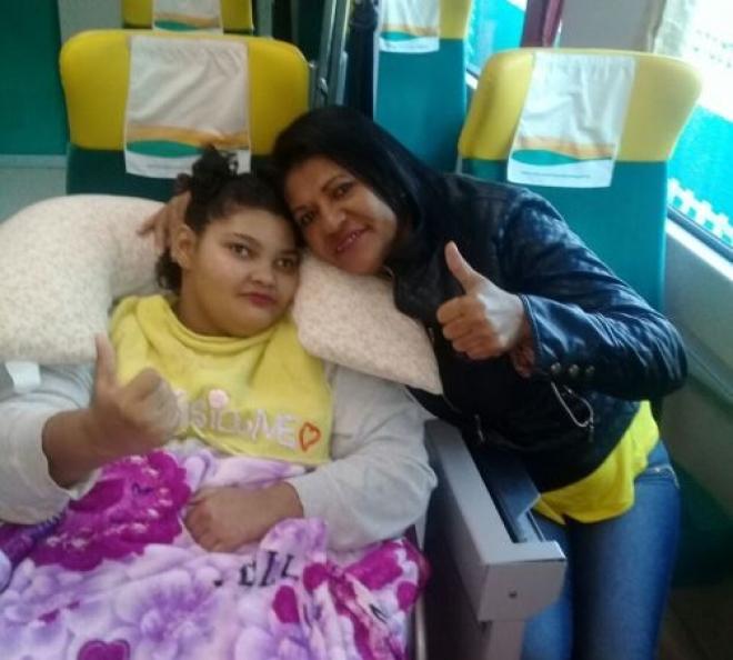 Marilda cuida praticamente sozinha da filha Josiane