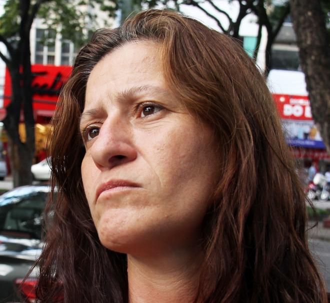 A taxista Vilma Mallmann