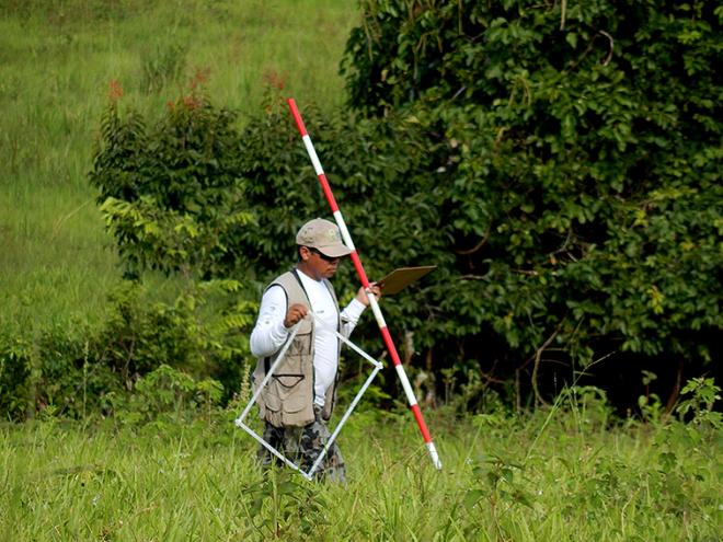 Pesquisadores levantam dados e entrevistam moradores na floresta