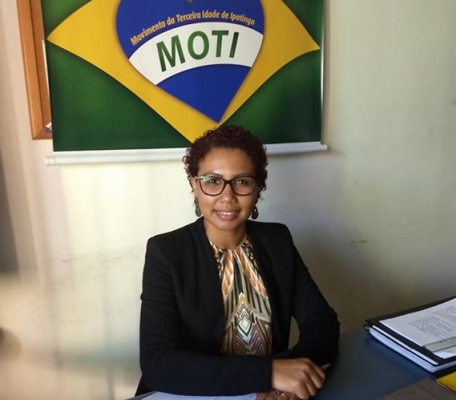 Presidente do Conselho Municipal do Idoso, Daiana Henriques