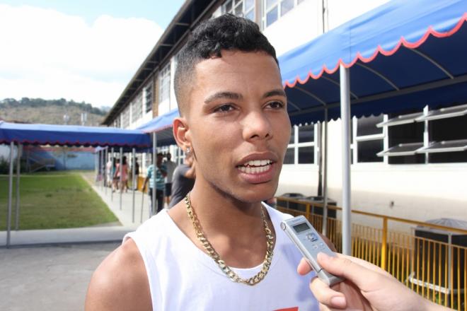 Raniel Carvalho Pinheiro, 21 anos, mecânico