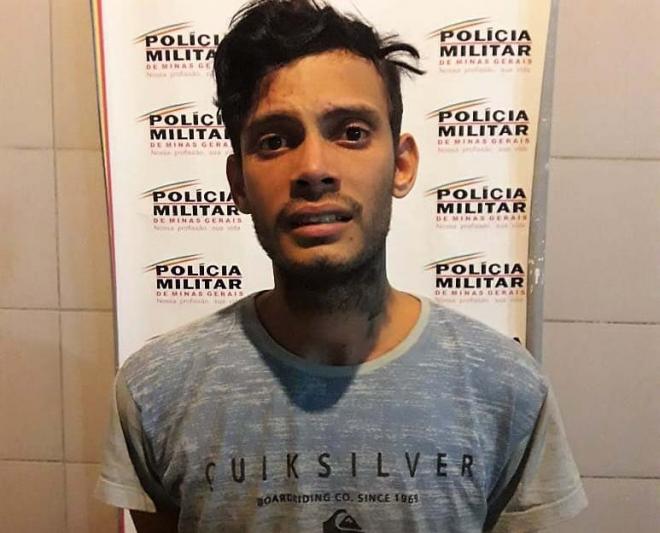 Ebron Vasconcelos de Souza, 23 anos, foi preso no começo da noite em Coronel Fabriciano