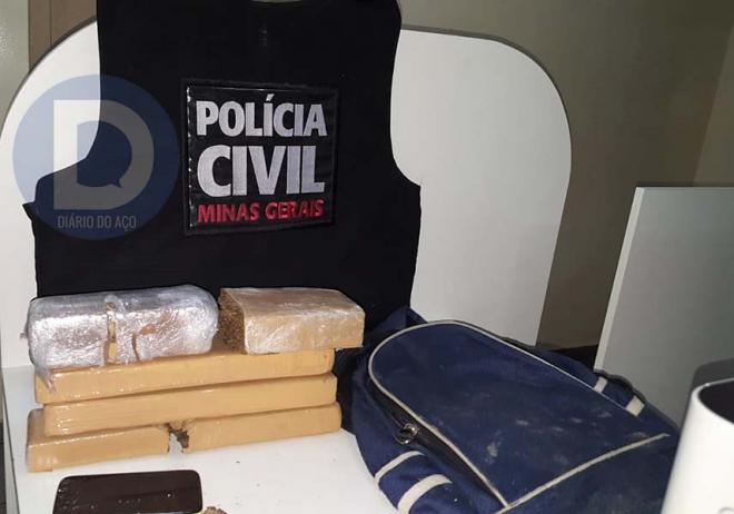 Operação da PC, no sábado, resultou na apreensão de carga de maconha, no bairro Iguaçu