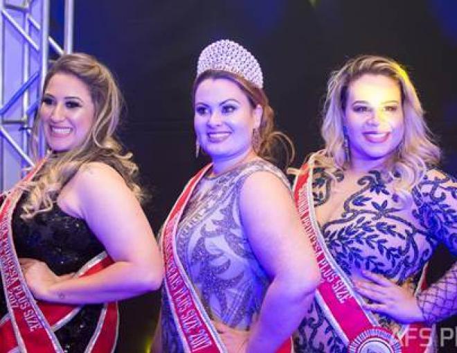 As misses de 2017: Cristiane D’Agostini (Contagem), Giovanna Teixeira (Montes Claros) e Neilane Moraes (Uberaba).