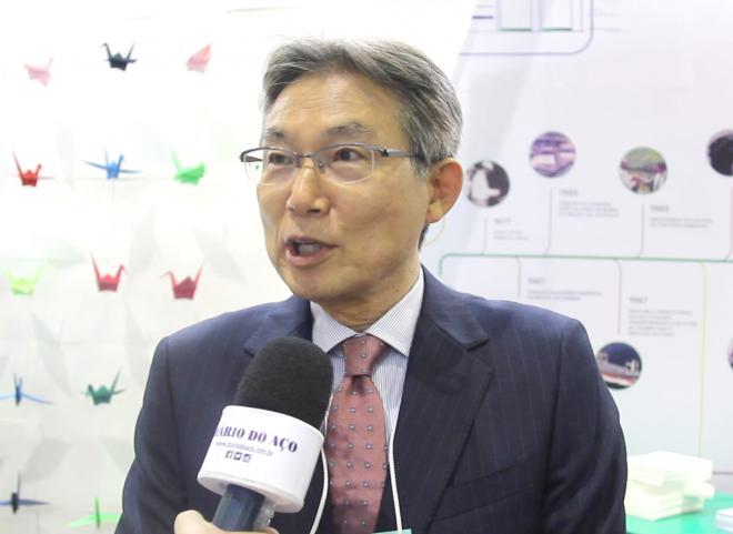 Naohiro Doi afirmou que a empresa de Belo Oriente está produzindo com máxima capacidade; 90% da produção é exportada 